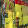Trasladan al Hospital General a un herido en un accidente de coche en la calle Cauce