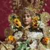 La imagen de la Virgen del Rocío de Elche se somete a una restauración de mantenimiento, previa a la Romería del mes de junio