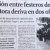 Año 2000. Las diferencias entre la Gestora y la Unió de Festers provocaron que se hicieran dos ofrendas de flores a la Virgen