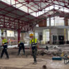 A buen ritmo las obras del Mercado Central, a la espera del permiso para retirar el fibrocemento