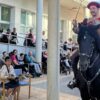 Cantó visita centros educativos y entidades para dar a conocer las fiestas de la Venida de la Virgen