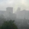 La niebla protagoniza el día en Elche