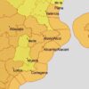 Alerta naranja este miércoles por vientos de hasta 90 kilómetros por hora