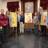 La imagen del Cristo Resucitado con una lluvia de aleluyas ilustra el cartel de la Semana Santa de Elche 2026